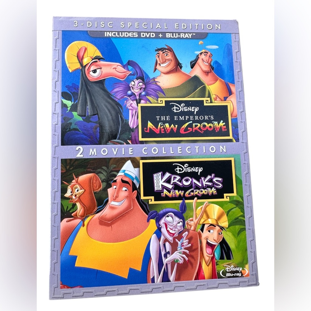 Disney DVD with Blue and White Cover